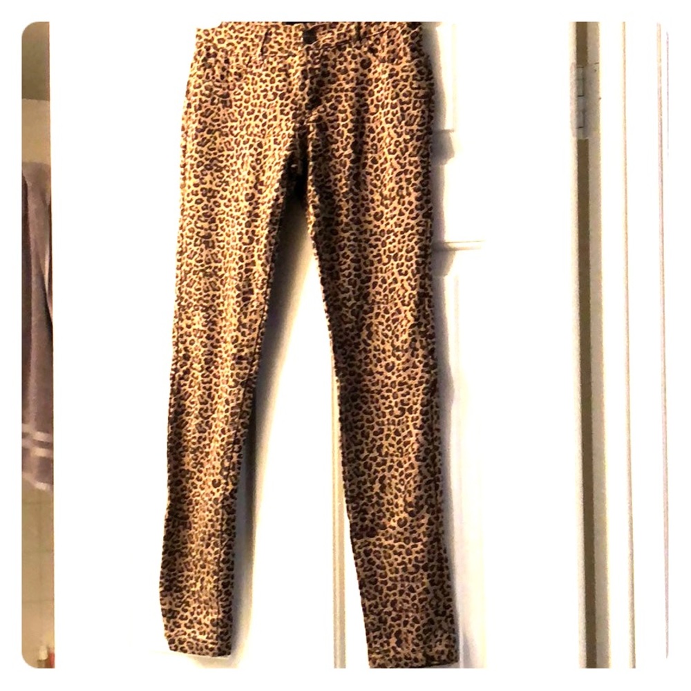 Cheetah jeggings